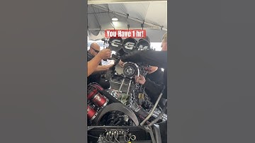 1 hour rebuild in 1 minute #nhra #chadgreen #topfuel #nitrofunnycar