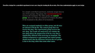enVision Algebra 2 Topic 11-2 Example 4: Randomized Experiments
