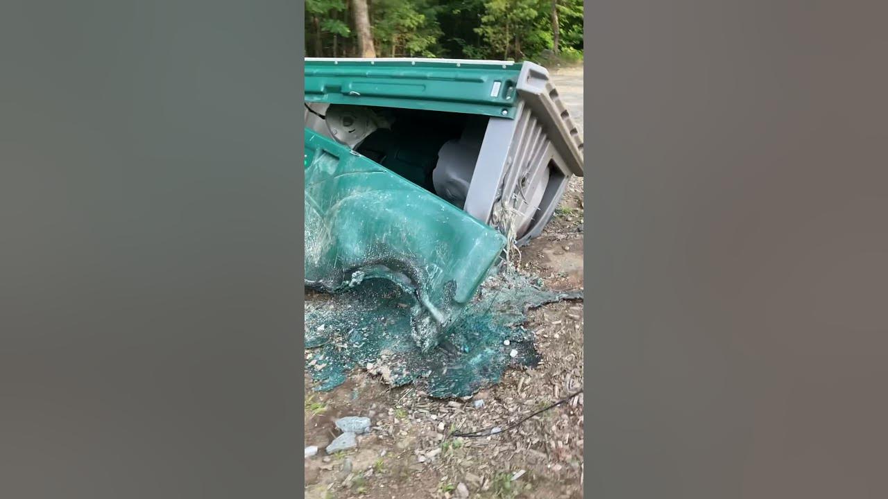 Melted porta potty YouTube