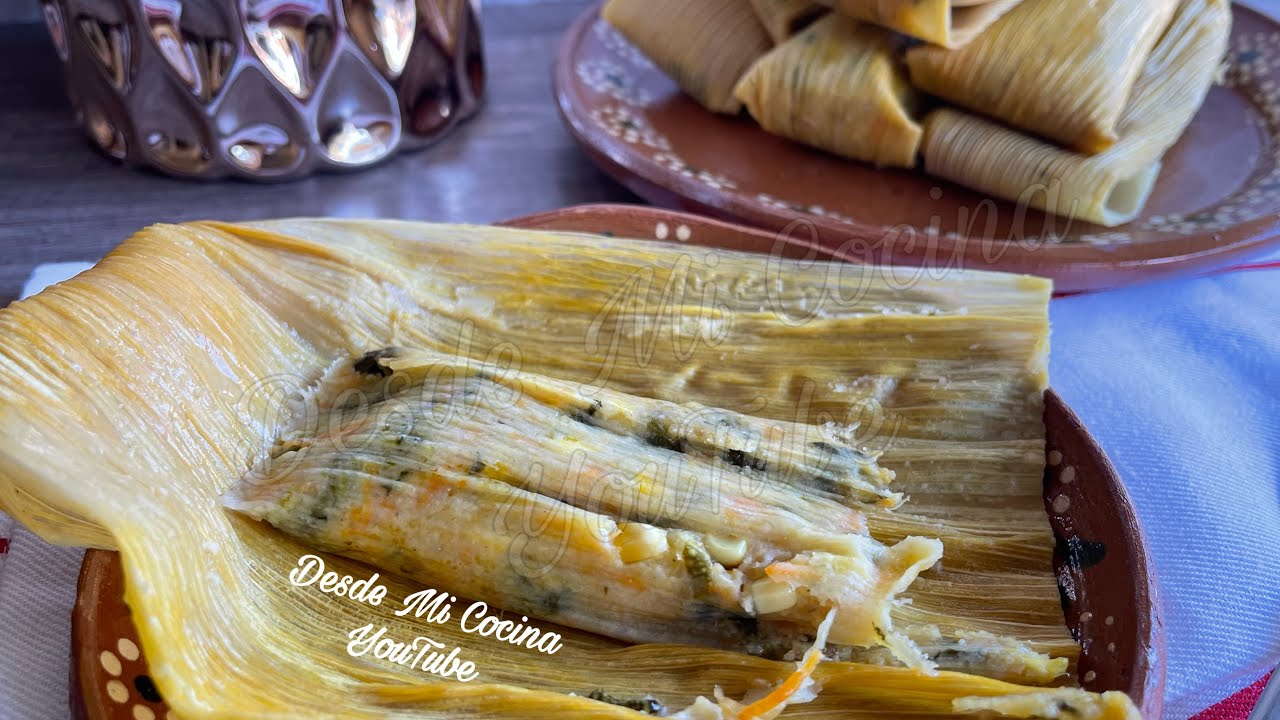 Como hacer TAMALES DE VERDURAS -con Queso- || DESDE MI COCINA by Lizzy