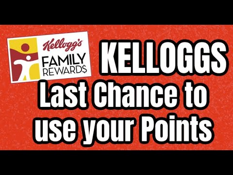Kelloggs Family Rewards Last Chance to use your Points
