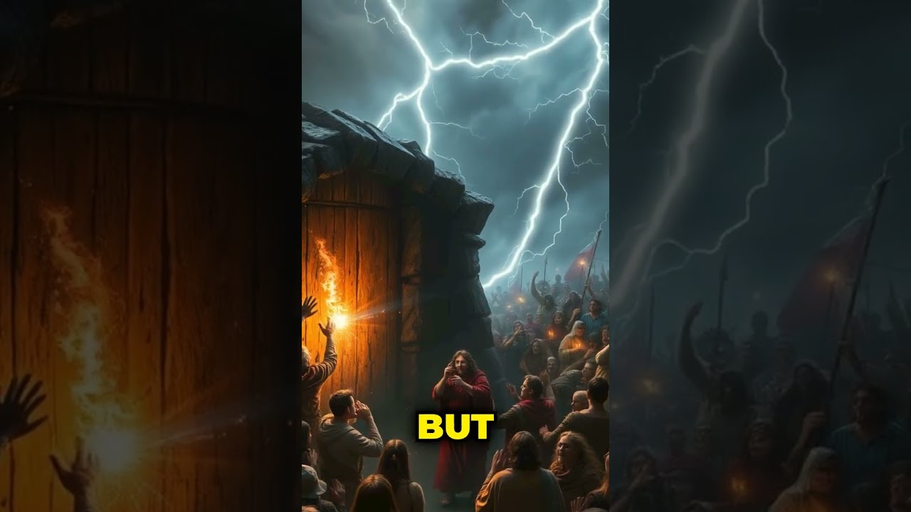 The Last Sound They Heard  When God's Hand Closed the Ark Door 😭🚪💔