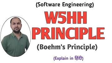 W5HH Principle in Software Engineering|Boehm