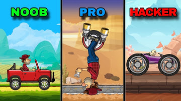 Hill Climb Racing 2 - NOOB vs PRO vs HACKER #3