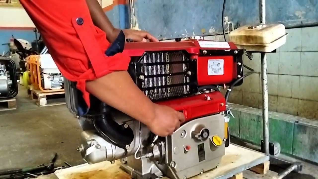 Tes engine diesel yamakoyo R180