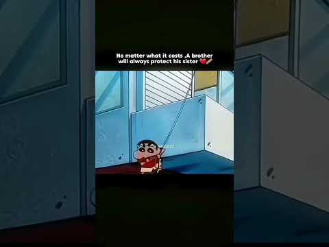 Shin chan always protect his sister 🙏