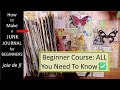 How To Make A JUNK JOURNAL For BEGINNERS 😁 ALL You Need to Know ✅