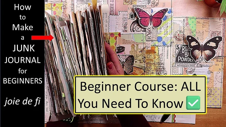 How To Make A JUNK JOURNAL For BEGINNERS 😁 ALL You Need to Know ✅