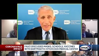 Fauci discusses masks, schools, vaccines with DHMC