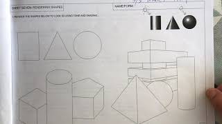 Rendering shapes
