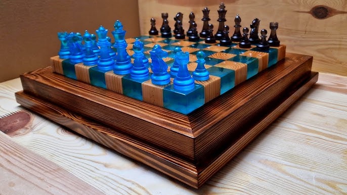 DIY Chess Board from a Thrift Shop Cutting Board - Zucchini Sisters