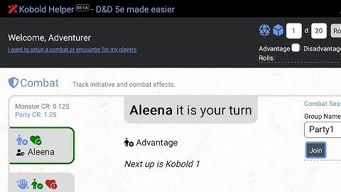 I built a D&D 5e combat tracker. It is a free web app. It also does random encounters.