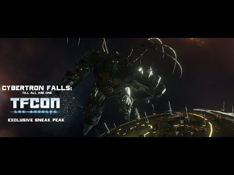 CYBERTRON FALLS: TILL ALL ARE ONE TFCON LA EXCLUSIVE 30 SECOND SNEAK PEAK