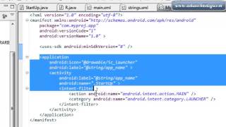 Android   9   uses, importance, need and working of androidmanifest xml file