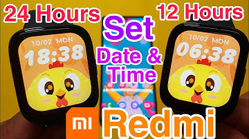 Redmi Smartwatch Me Date & Time Kaise Set Kare | How To Set Date & Time In Redmi Smartwatch