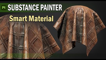 Creating a Leather Armor Smart Material in Substance 3D Painter | leather - Anchor point