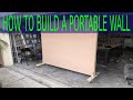 How to Make a Portable Wall for your YouTube Channel or Webcast