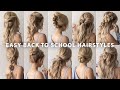 10 EASY BACK TO SCHOOL HAIRSTYLES 2021 ❤️