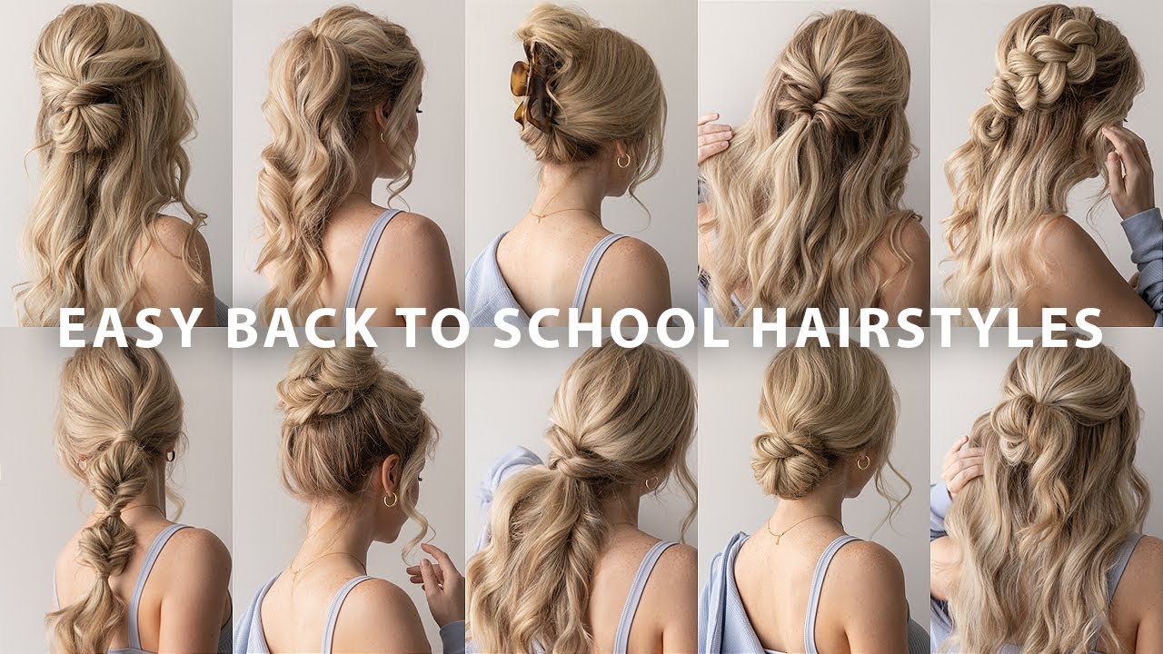 3 Easy Hair Styles for Girls - The Chirping Moms