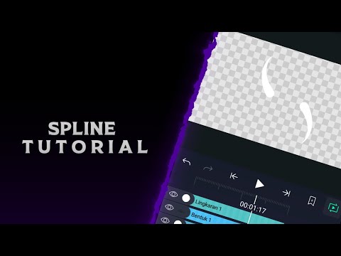 'Tutorial how to make neat spline in Alight Motion"