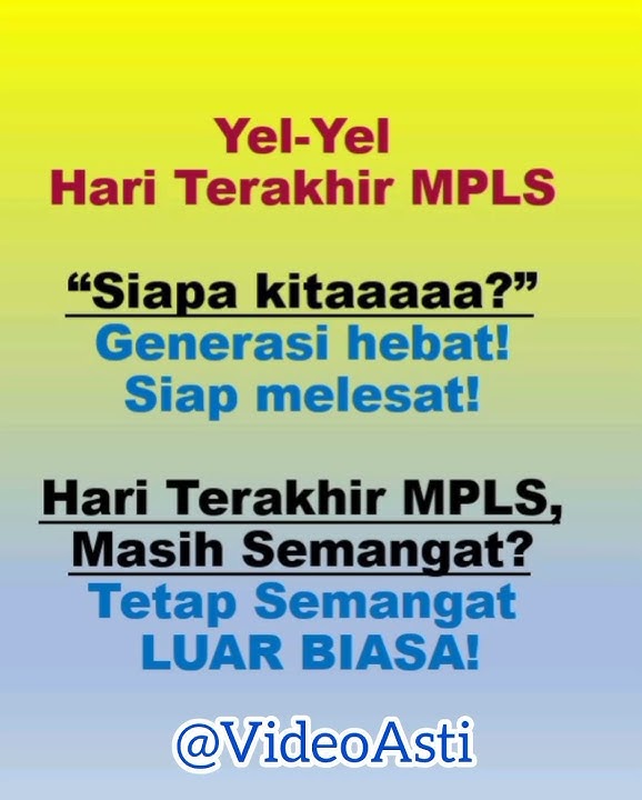 YEL YEL PENUTUPAN MPLS 2025 #shorts #mpls
