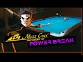 power break 10 ball in pool, pop break with Mezz Cue