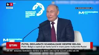 PUTIN, DECLARAȚII SCANDALOASE DESPRE BELGIA. Știri B1TV_ 7 martie 2024