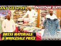 Dress material wholesale shop | any suit 999 manha designer dress material collection Hyderabad