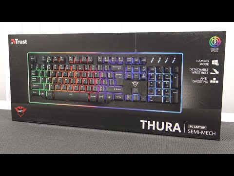 Trust GXT 860 THURA €54,99,- PC Gaming Keyboard