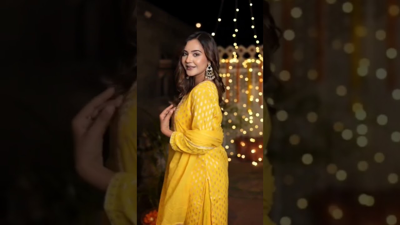 Festival special lemon yellow 🟡💛 sharara set from Dpc brand 