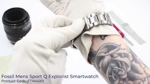 Fossil Mens Sport Q Explorist Smartwatch - FTW4001