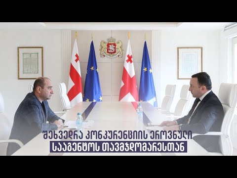 შეხვედრა კონკურენციის ეროვნული სააგენტოს თავმჯდომარესთან