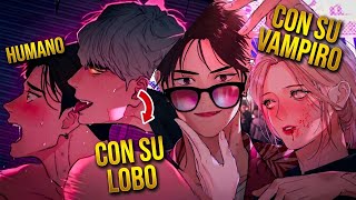 HUMANO ESTUVO CON VAMPIRO POR LA MAÑANA Y UN LOBO POR LA NOCHE🫦!!! 🏳️‍🌈Alerta tatuaje🏳️‍🌈