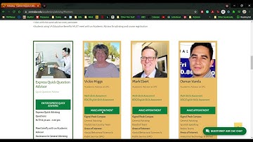 Scheduling an Advising Appointment