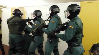 Mannequin challenge guardia civil España