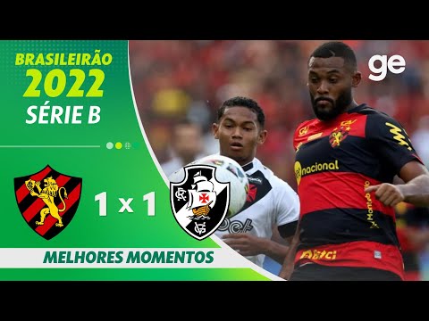 SPORT 1 X 1 VASCO | MELHORES MOMENTOS | 34ª RODADA BRASILEIRÃO SÉRIE B 2022 | ge.globo