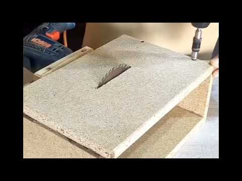 روش ساخت ساده اره رو میزی نجاری    