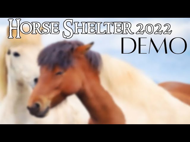 NOVO JOGO DE CAVALO! testando a demo [ horse shelter 2022 ] 