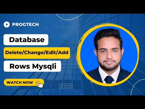 Easy and Simple way to edit, add rows and Delete Database CRUD Mysqli PHP