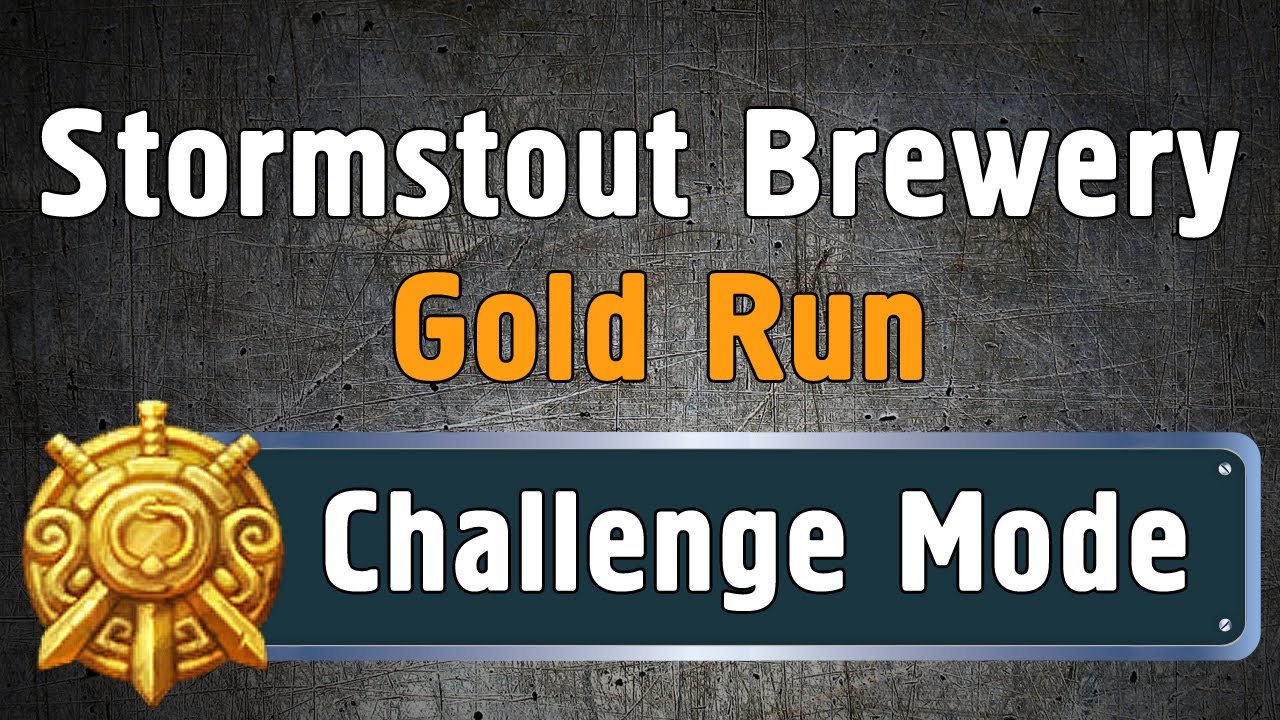 Challenge Mode Gold Run: Stormstout Brewery