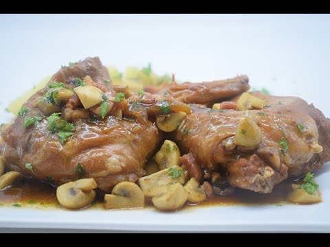 Video: How To Cook A Rabbit With Mushrooms In Beer