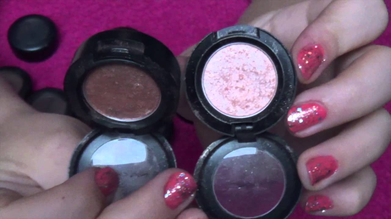 ASMR - Whispered makeup collection pt1: eyeshadows