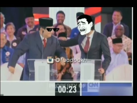 Momen lucu debat capres 2019 prabowo jo lalu dipijit sandiaga