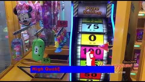 2018 Coin Opeated Prize Vending Machine Prize Rolling game machine(sales@hominggame.com)