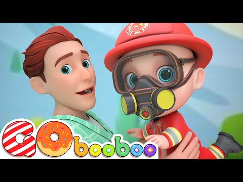 Fire Truck Song | Firefighter to the Rescue | GoBooBooo Nursery Rhymes & Kids Songs