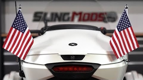 Foldable Flag Pole Kit for the Can-Am Spyder F3L (2017+) & RTL (2020+)