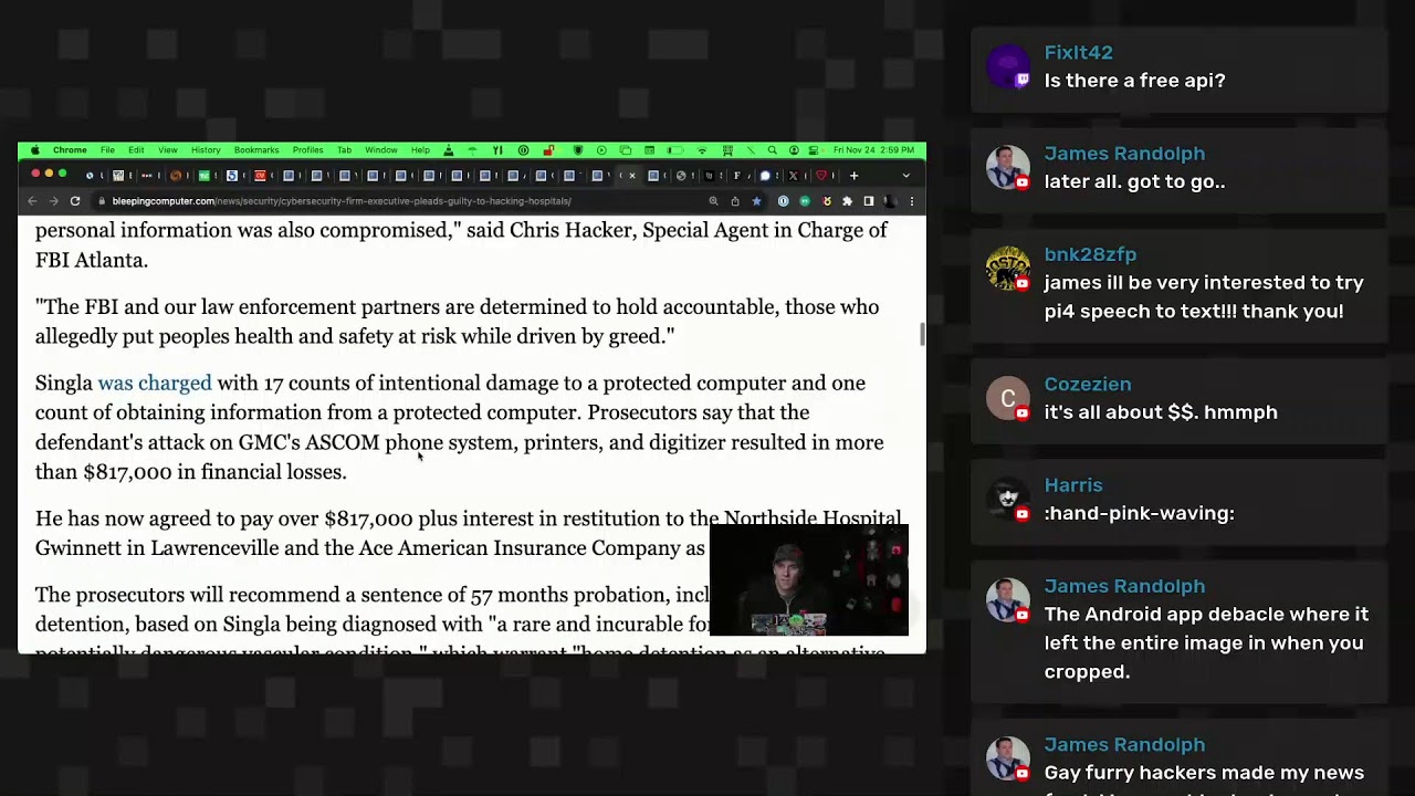 Live Hacking News Stream