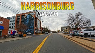 Harrisonburg Virginia Driving Through