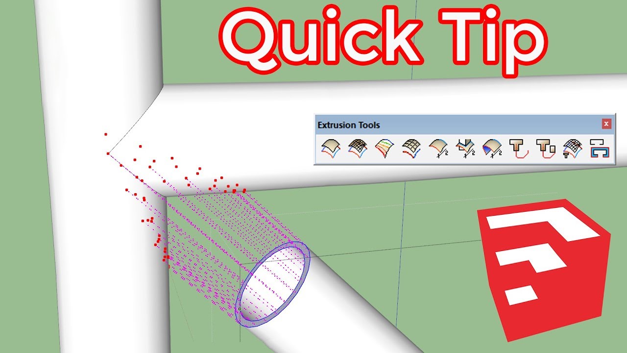 SketchUp Plugin Quick Tip Extrude Tools - YouTube