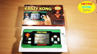 GRANDSTAND KRAZY KONG / 1984 / LCD Game Double Hander Pocket LCD Game / Where the fun is electronic